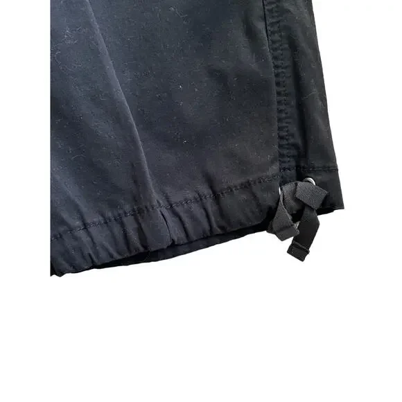 Jones New York Black Ladies Cargo Type Pants Elastic Tie Legs Size 12 Super Cute - Picture 4 of 7